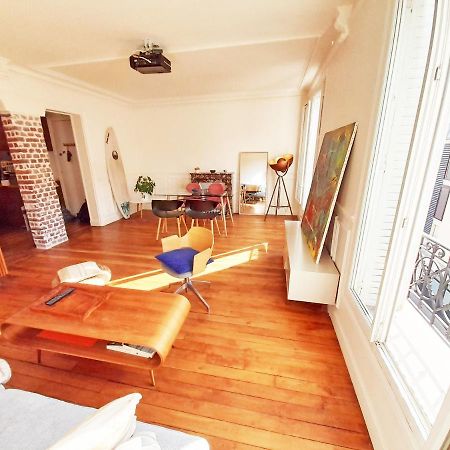 Tres Beau 2P Avec Vaste Sejour Ensoleille - A 50 M Du Metro Du Marche Et De La Mairie Apartment กลีชี ภายนอก รูปภาพ