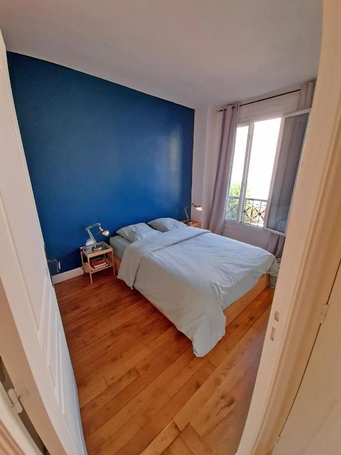 Tres Beau 2P Avec Vaste Sejour Ensoleille - A 50 M Du Metro Du Marche Et De La Mairie Apartment กลีชี ภายนอก รูปภาพ
