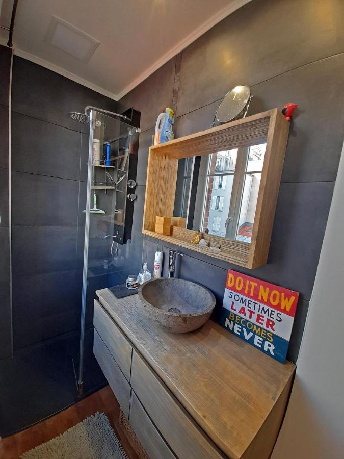 Tres Beau 2P Avec Vaste Sejour Ensoleille - A 50 M Du Metro Du Marche Et De La Mairie Apartment กลีชี ภายนอก รูปภาพ