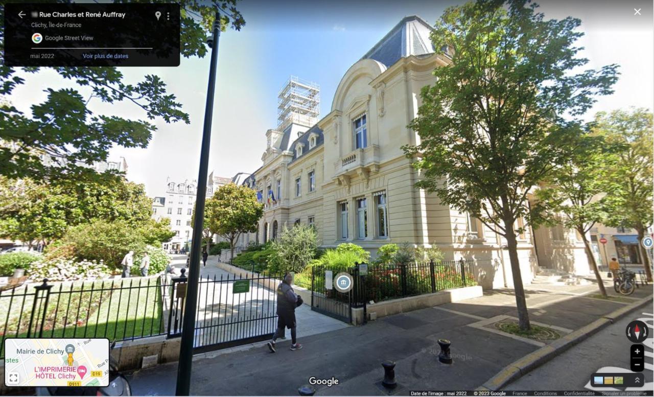 Tres Beau 2P Avec Vaste Sejour Ensoleille - A 50 M Du Metro Du Marche Et De La Mairie Apartment กลีชี ภายนอก รูปภาพ